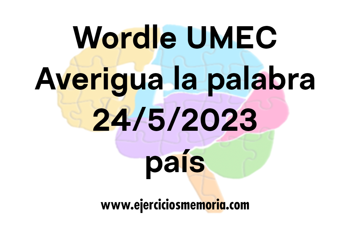 Wordle UMEC Pista país
